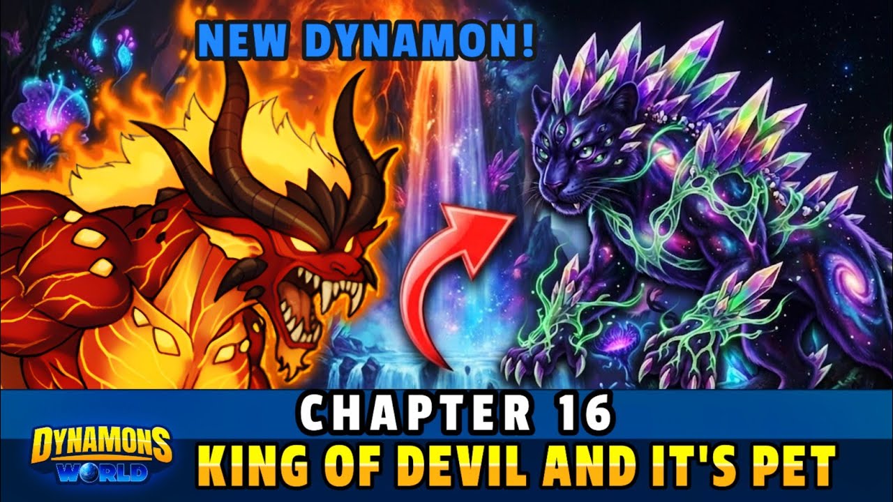 Devil & It's Pet Story 👿 | Underworld Castle Chapter 16 In Dynamons World #dynamonsworld 