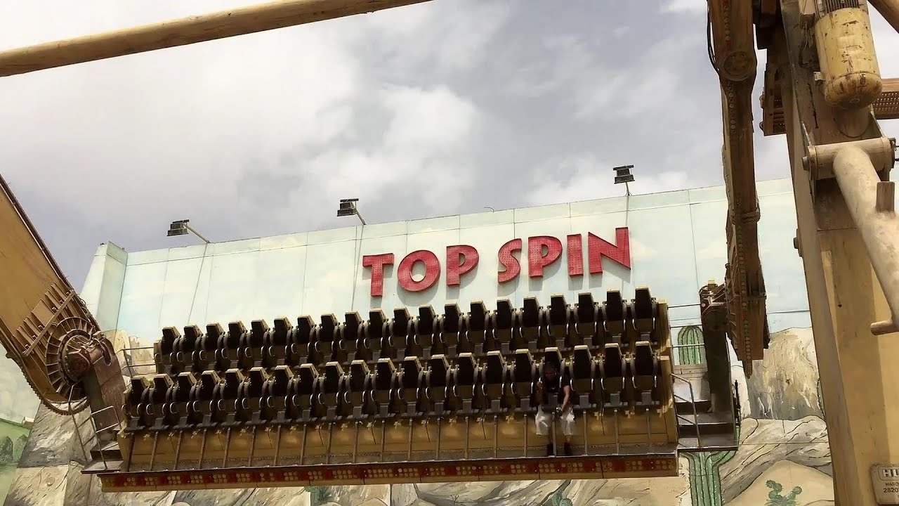 DREAM PARK CAIRO EGYPT - TOP SPIN (POV) لعبة الاعصار في دريم بارك
