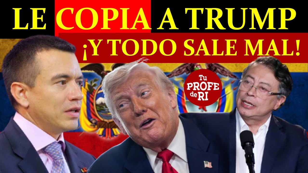 ¡SORPRENDIÓ A TODOS! NOBOA DECLARA GU£RRA COMERCIAL VS COLOMBIA. PETRO CONTRAATACA ECUADOR