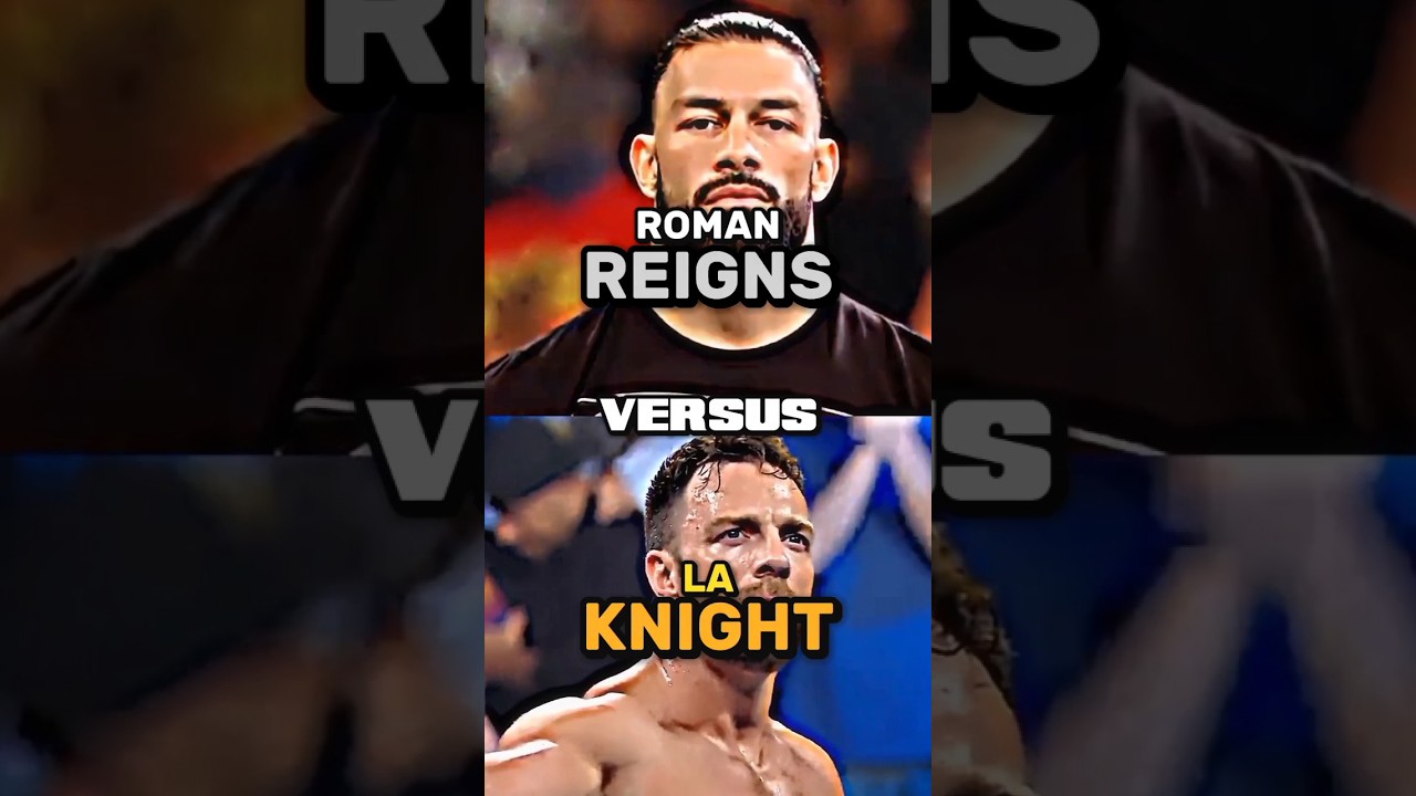 Roman reigns vs La knight comparison #shorts #shortvideo #wwe