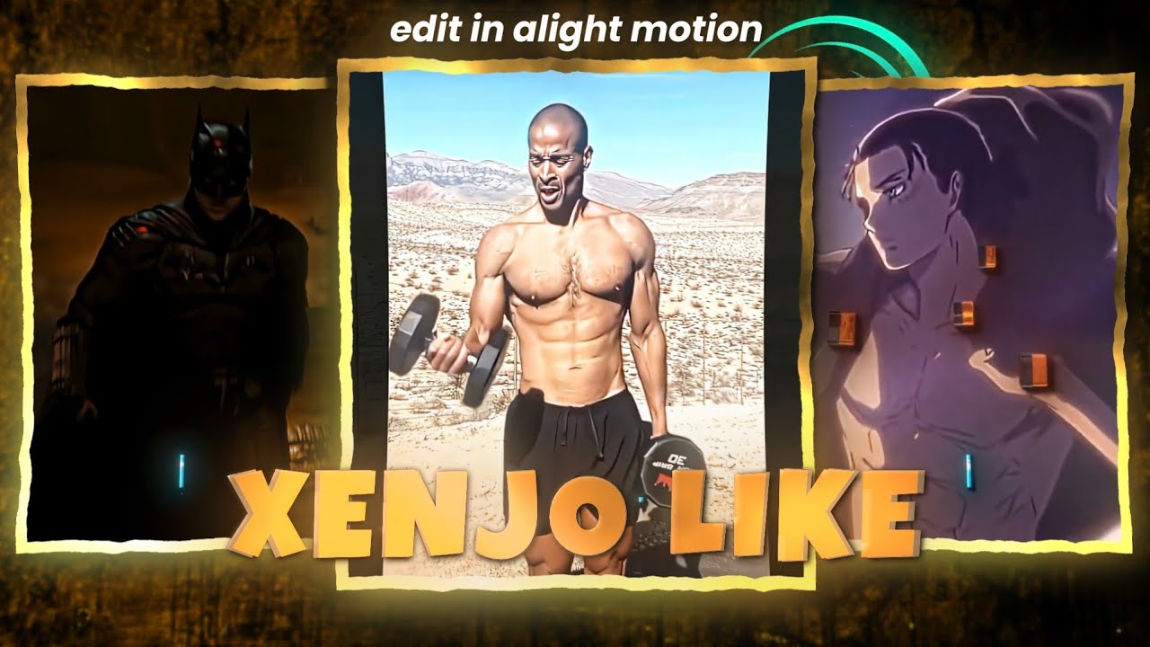 @XENJO5x like motivational edit in Alight Motion | (+preset)