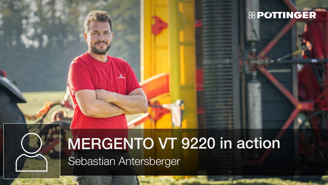 Sebastian Antersberger shows the MERGENTO VT 9220 in action | P&Ouml;TTINGER