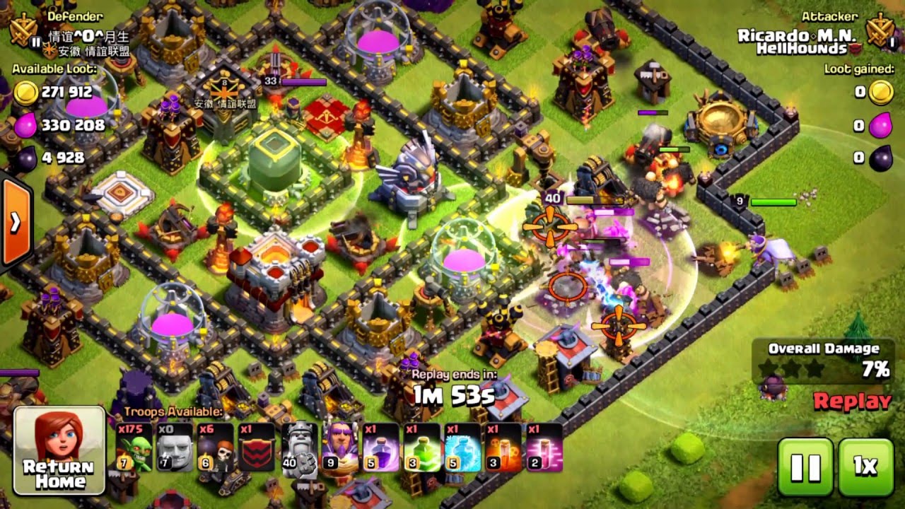 Clash of Clans - Mass Goblin farming strategy for TH 11 # 6 - Centralised Dark Storage