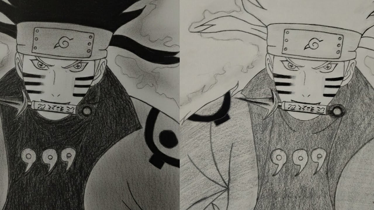 Artful Suman is live Naruto anime character#pencil art