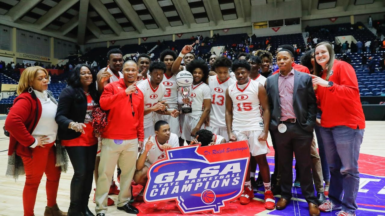 2020 GHSA Class AAAAA (5A) Boys Basketball State Championship - Dutchtown vs Cedar Shoals Full Game