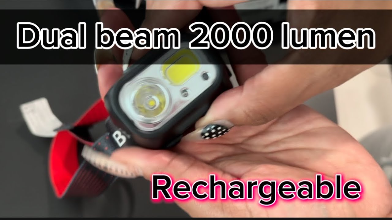 Headlamp Flashlight, 2-Pk 2000L LED Rechargeable Headlight - Sensor Control, 8 Modes,IPX5 Waterproof