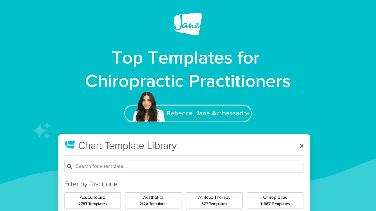Top Templates for Chiropractic Practitioners #janeapp #charting #notetaking #chiropractic
