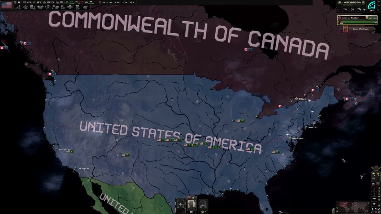 HOI4 Red Dusk: The USA Takes Over the World!
