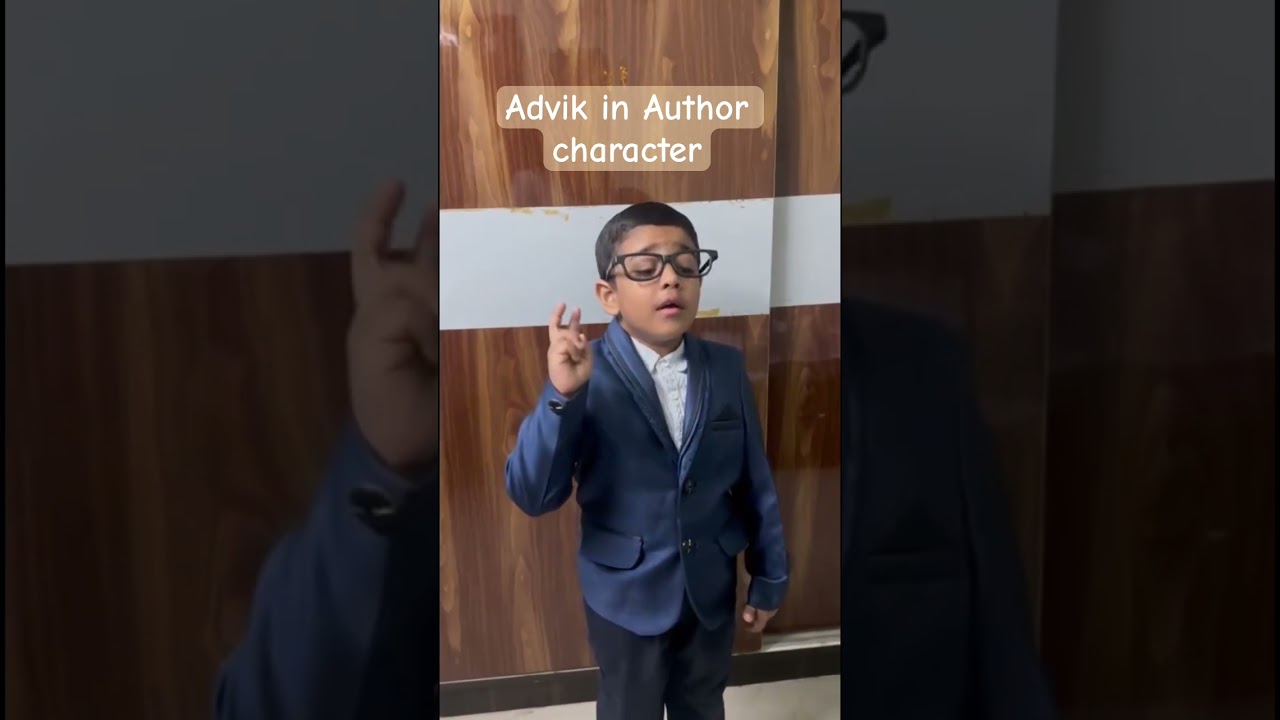 R K Narayan the famous author sort information by kid #author #kidsspeech #schoolcompetationideas