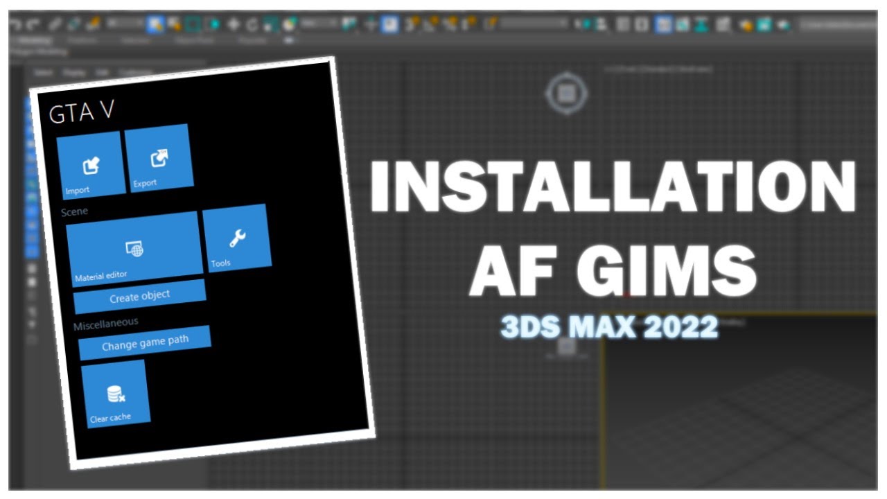 TUTORIAL #1 | HVORDAN MAN INSTALLERE GIMS TIL 3DS MAX