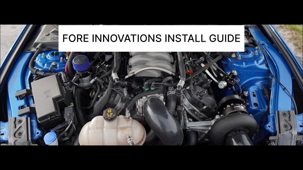 S550 Mustang Fore Innovations install GUIDE!