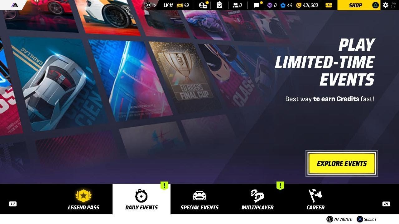 Asphalt Legends solo rank