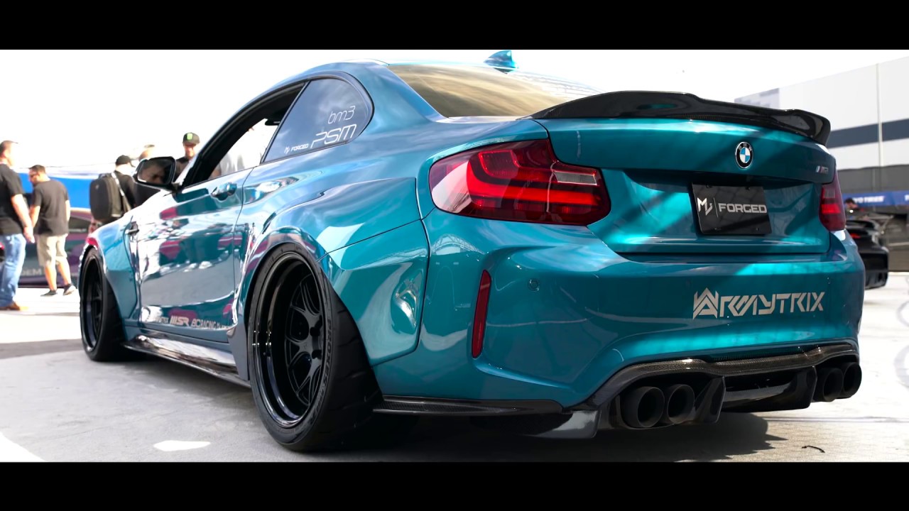 [4K] World's First Wide Body BMW F87 M2 | ARMYTRIX | PSM | MV Forged | SEMA 2017 Customer Spotlight
