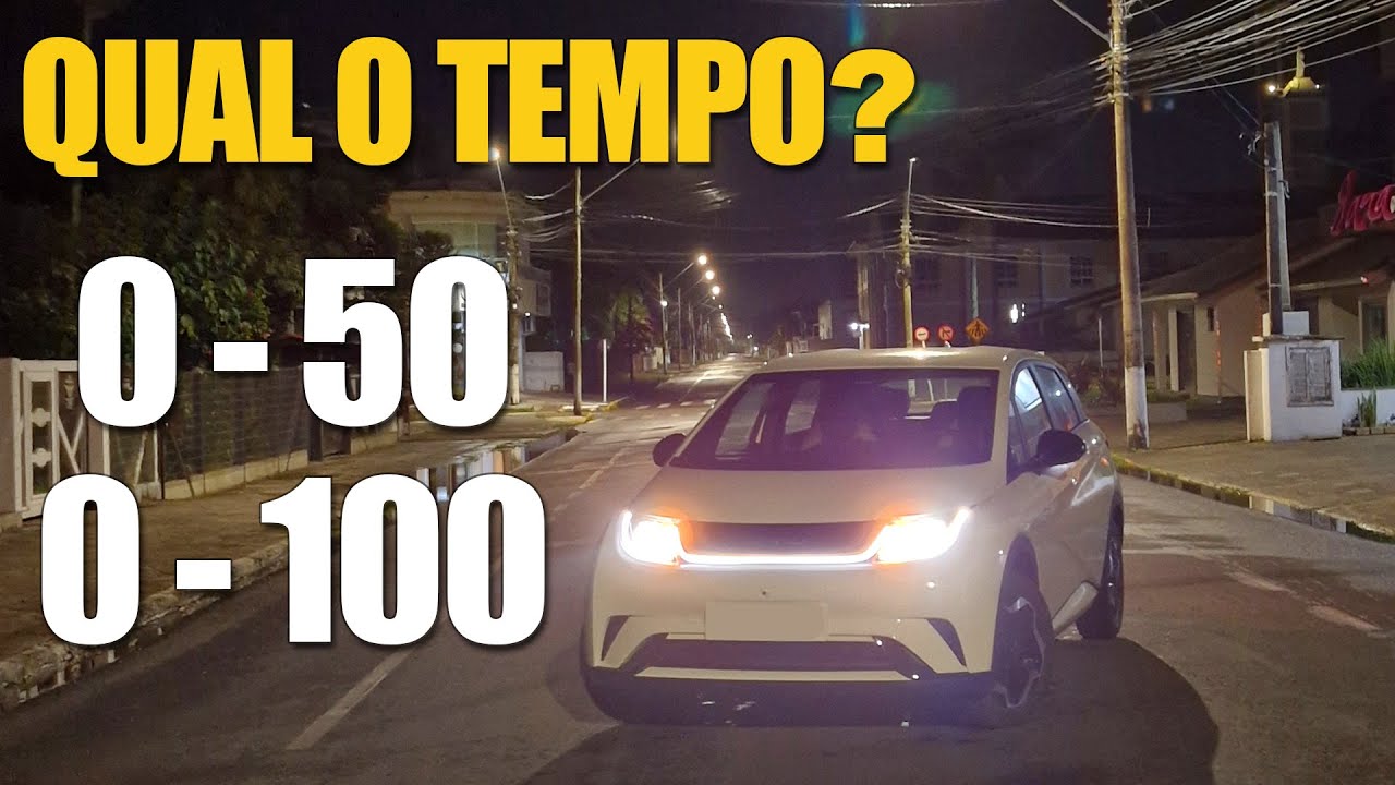 ACELERANDO O BYD DOLPHIN! QUAL O TEMPO DE 0 A 100?