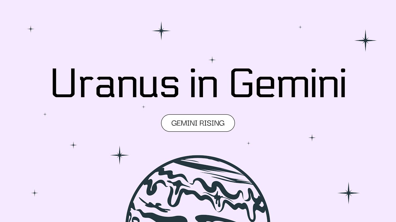 Uranus in Gemini: Gemini Rising: Living your Life Philosophy