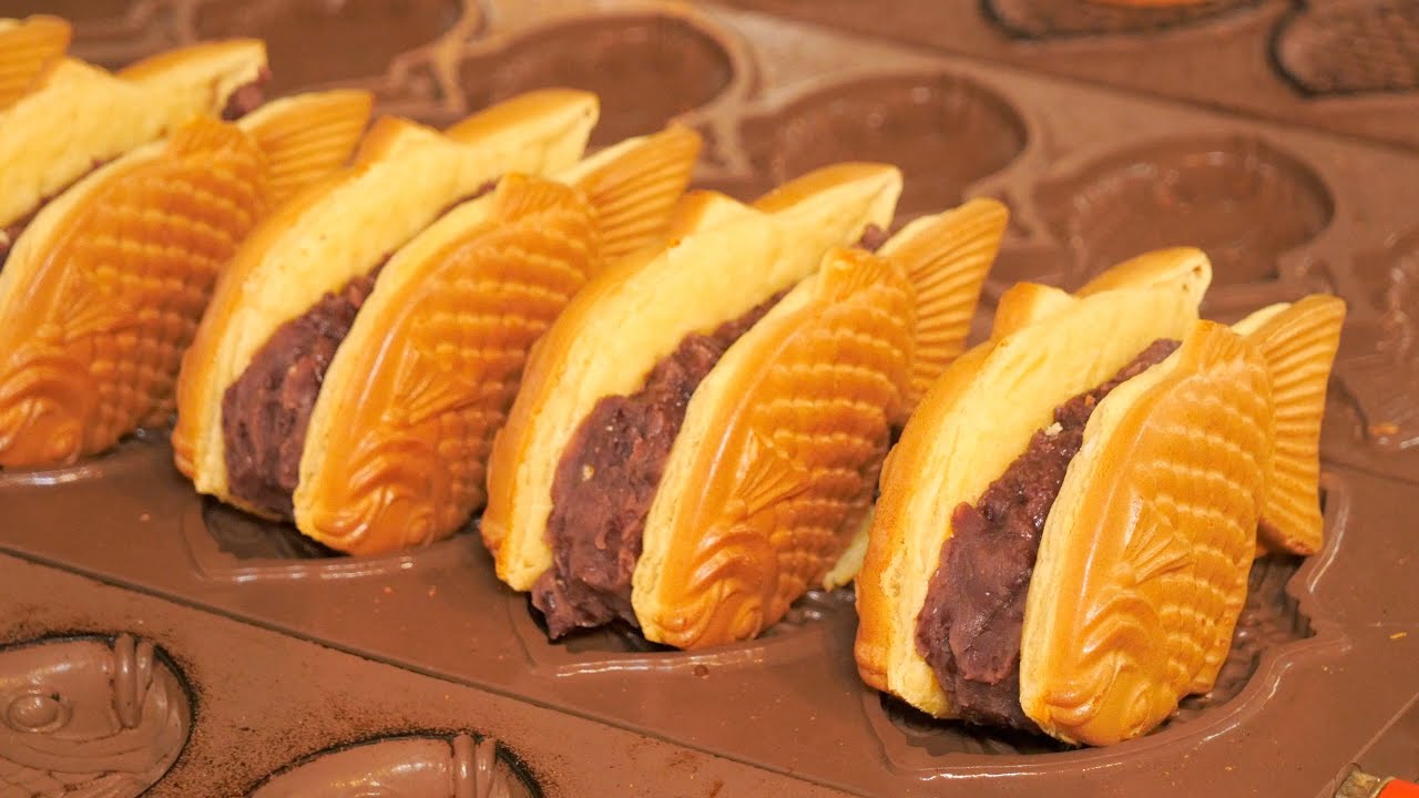 日本一ぶ厚いたい焼き！？ずっと見ていられるたい焼きの作り方【ASMR】