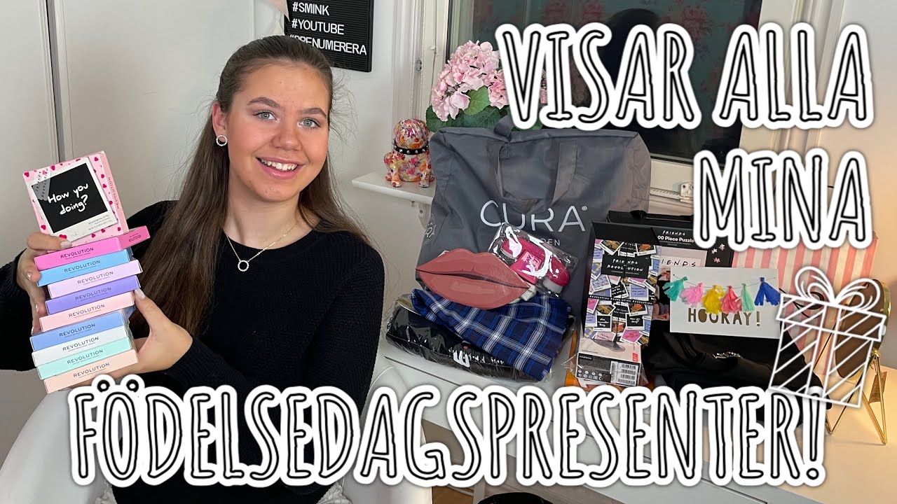 VISAR MINA FÖDELSEDAGSPRESENTER 2021!