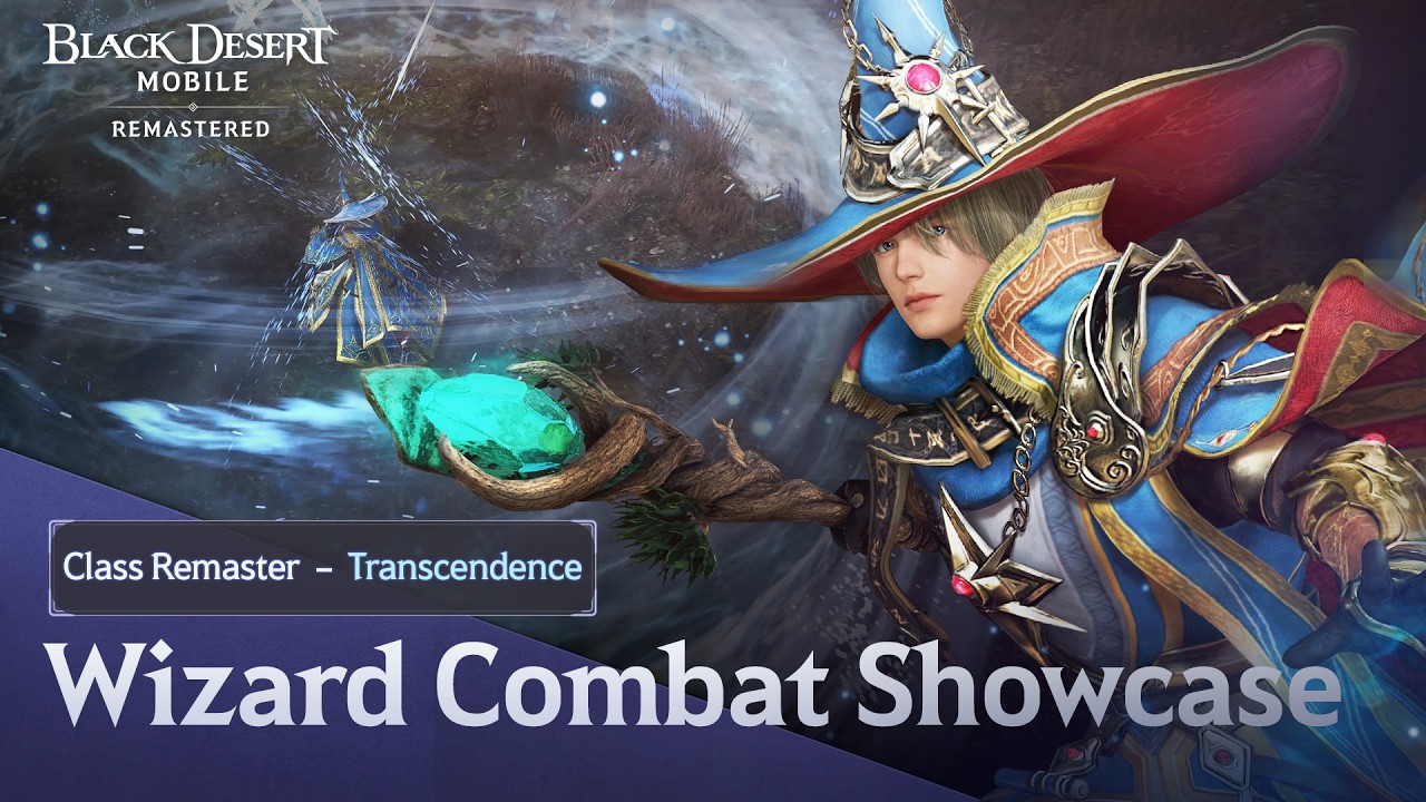 Class Remaster &ndash; Transcendent Wizard Gameplay TrailerㅣBlack Desert Mobile