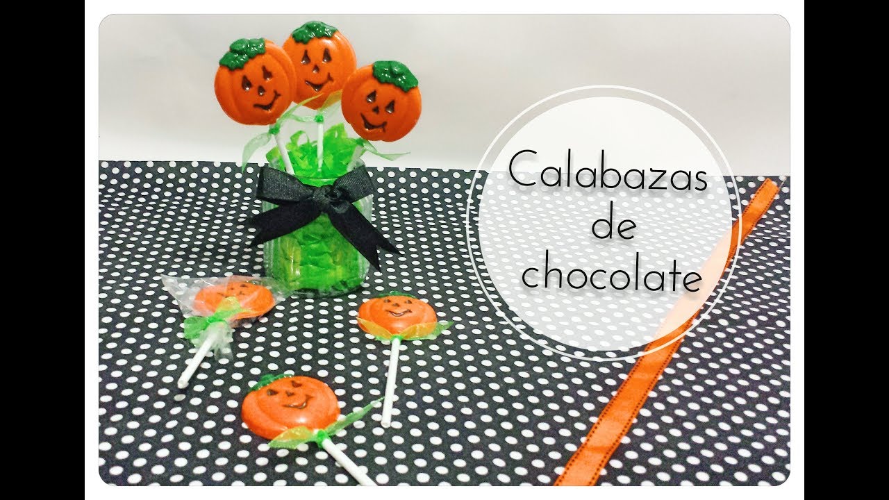 Calabazas de Chocolate Artístico