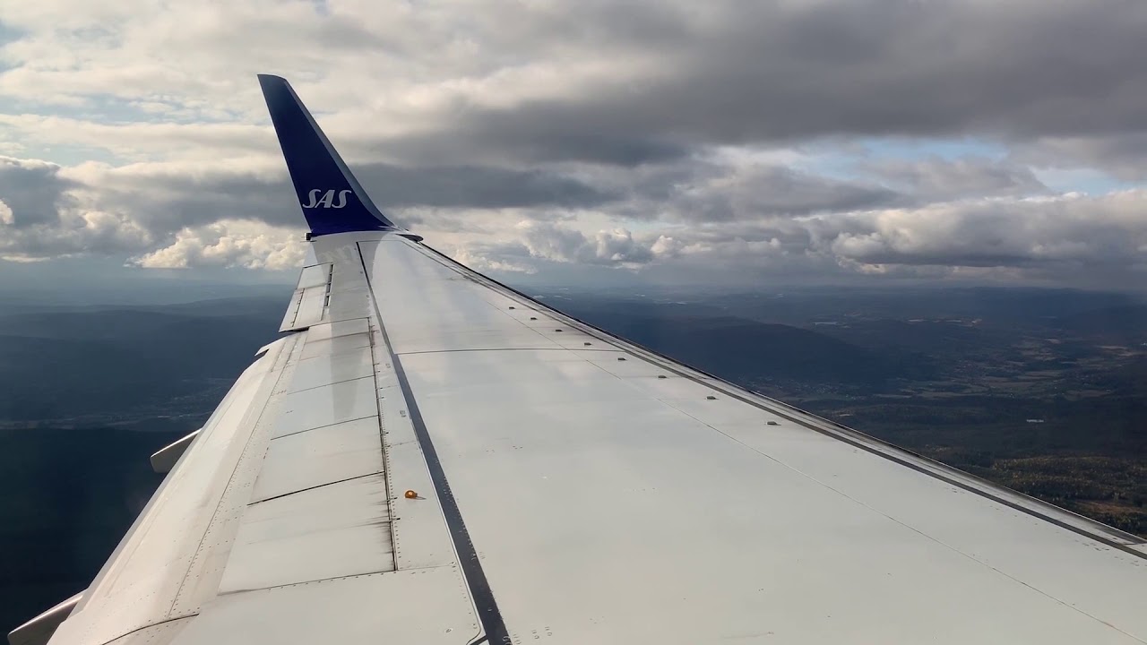 SAS Airlines Trip Report | Tromso to Oslo, Norway Flight SK 4417 | Boeing 737-800 | TOS to OSL