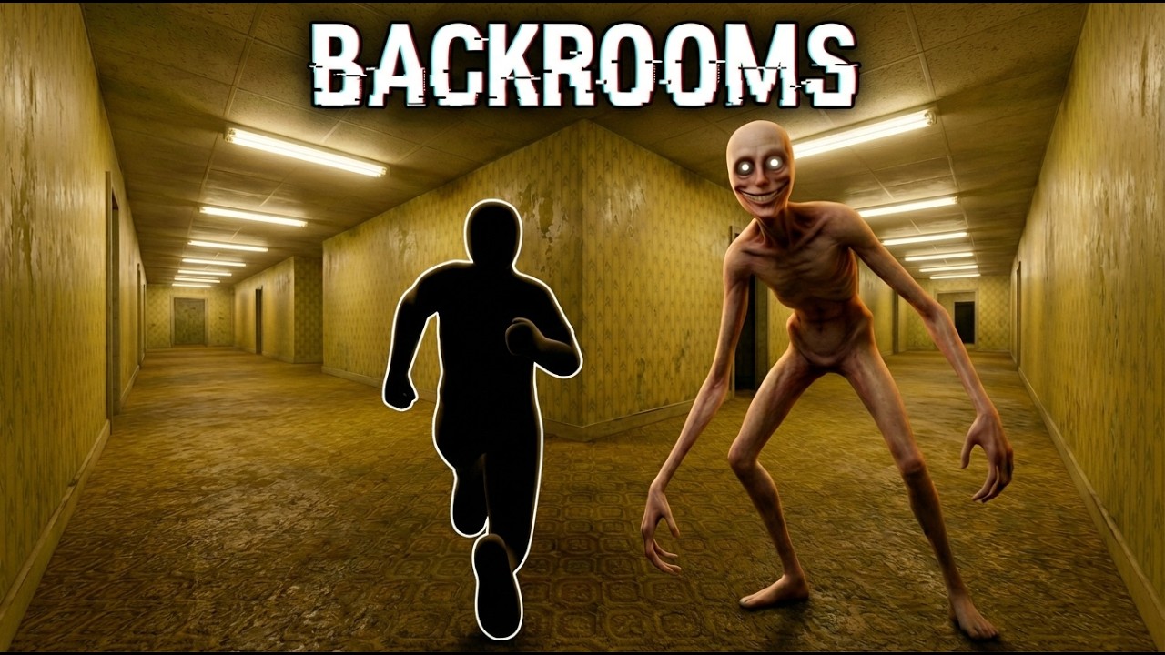 BACKROOMS RUN! Immersive Interactive Warm Up ⚠️  / POV Horror Game 🏃‍♂️💨 | Viral Interactive Game