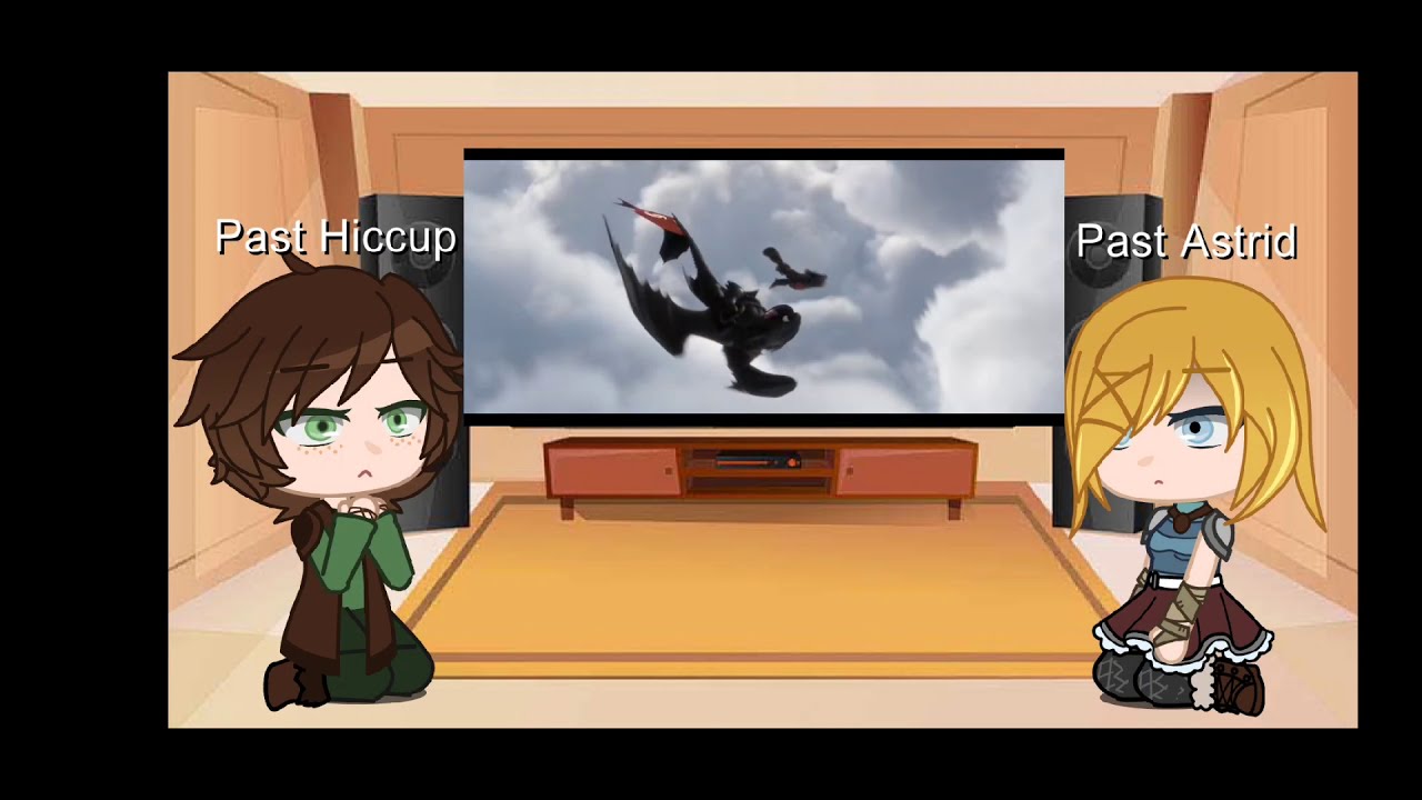 Past httyd react to future *Hiccup and Astrid*