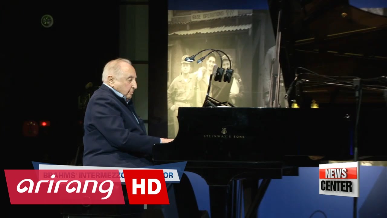 Pianist Seymour Bernstein plays concert in Seoul for fellow Korean War veterans