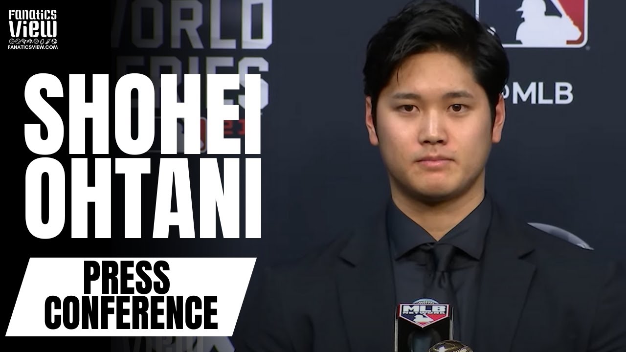 Shohei Ohtani Reacts to Receiving Commissioner's Historic Achievement Award for Historic 2021 Season