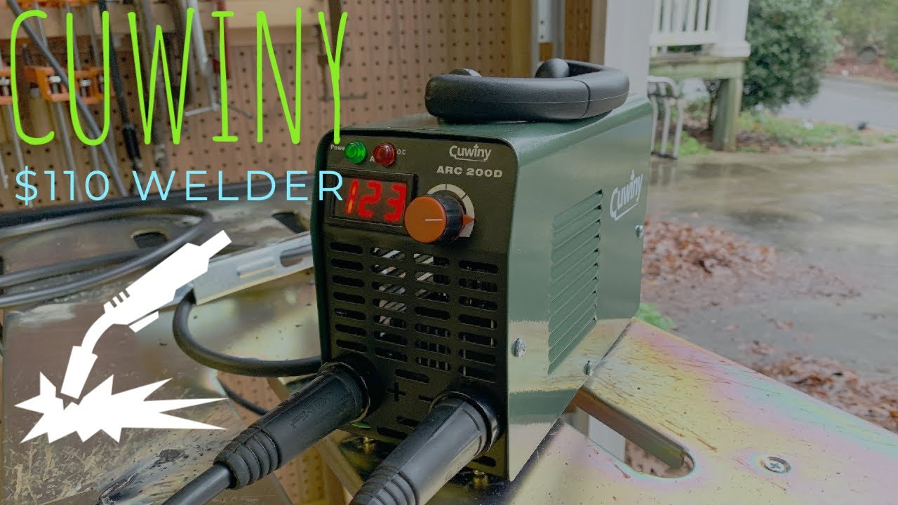 $110 Cuwiny Mini ARC Welder unboxing + review! Best Mini Welder for the price?