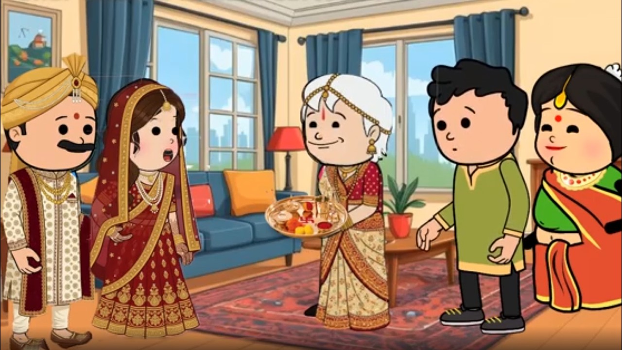 सरकारी नौकरी के आगे हार गया इश्क़ | 😨😡 (ghar ghar ki kahani cartoon me) moral story