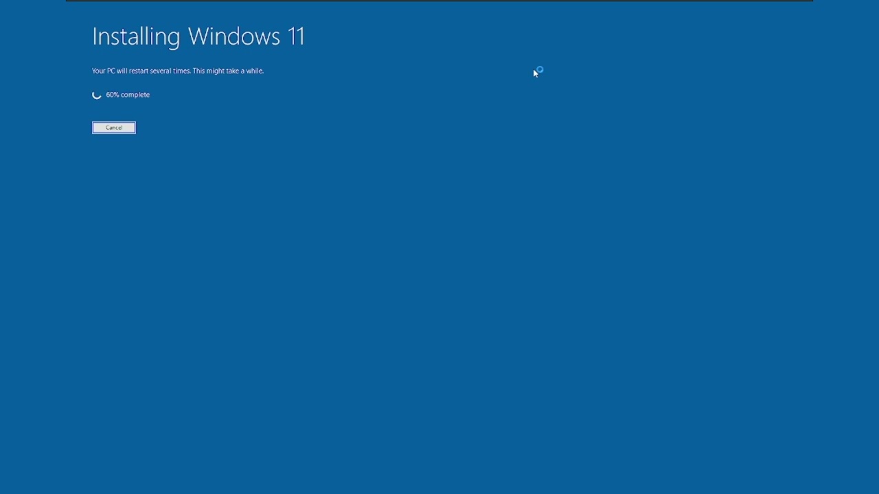 Upgrading Windows 10 22H2 Build 19045.2965 to Windows 11 22H2 Build 22621.1702
