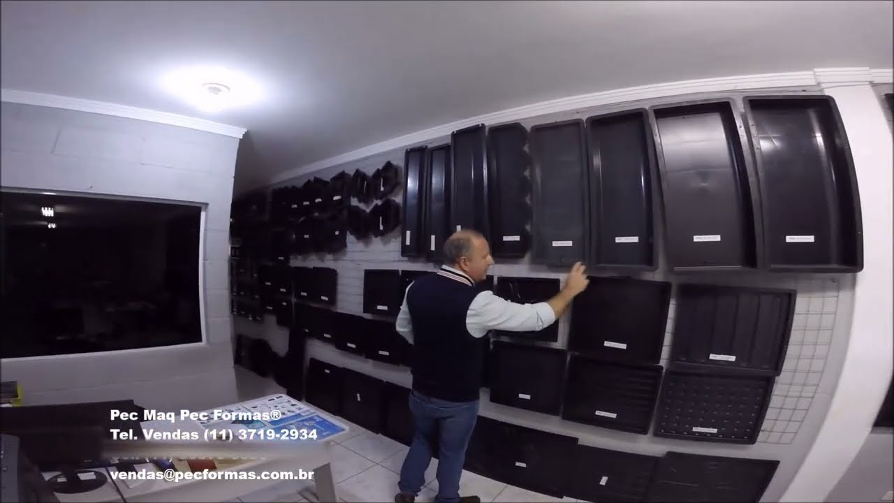 Formas plásticas para fabricação de pisos e lajotas - Pec Maq Pec Formas ®