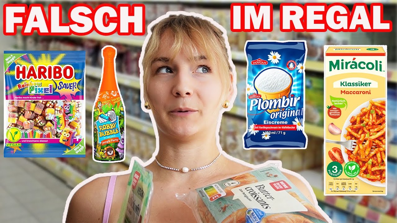 1 Tag alles essen was FALSCH im Regal steht 🤯