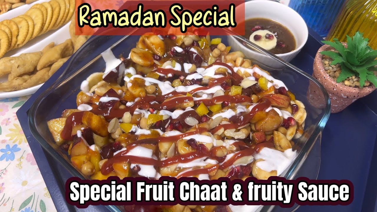 Fruit Chat Recipe| How To Make Fruit Chaat And Fruity Sauce| Healthy Fruit Chaat| London Spice