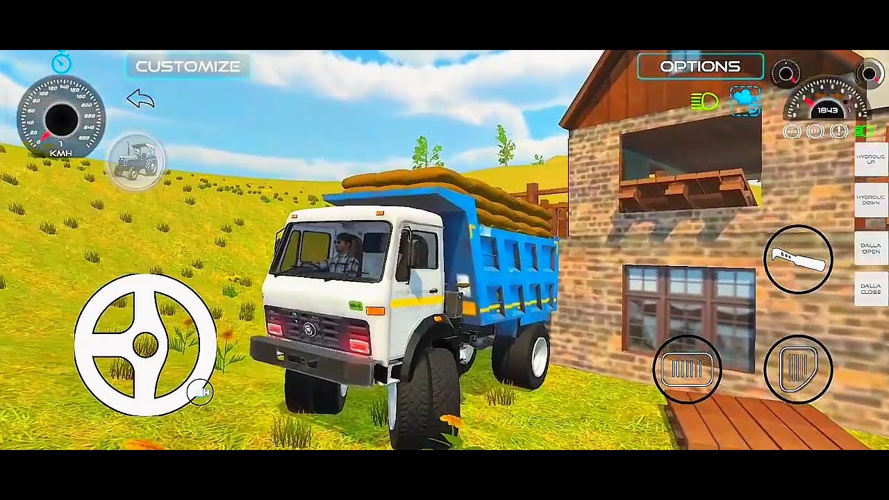 Dumper Driving part 3#youtube #video #automobile #gaming #thar #mahaindrathar #reels #edit