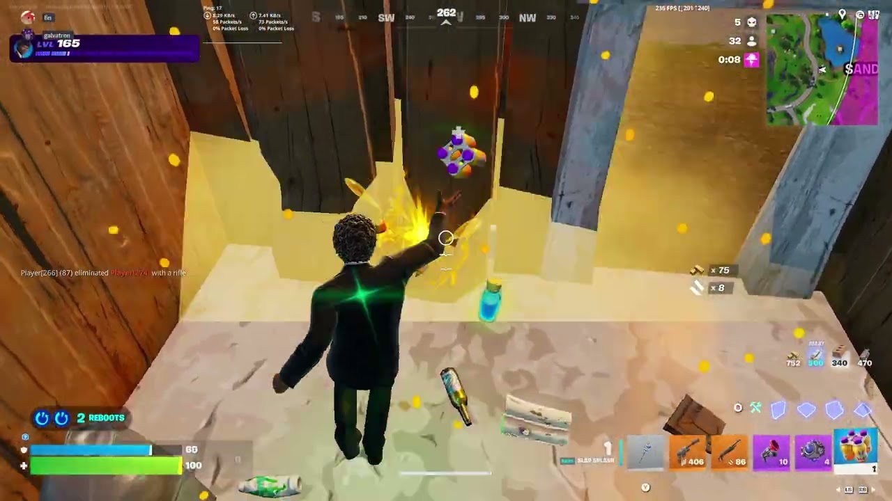 Fortnite reload Jules Winnfield skin gameplay