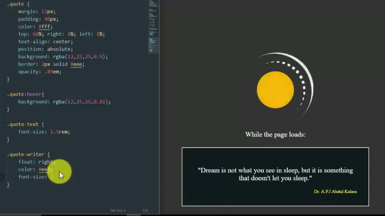 Learn to make your first custom preloader with CSS - Part 2
