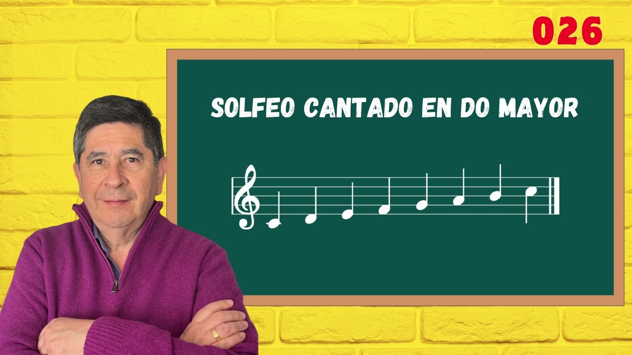 024 APRENDA A SOLFEAR EN LA ESCALA DE DO MAYOR. EXCELENTE TUTORIAL.