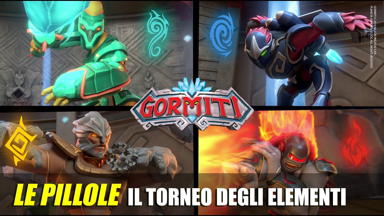 Gormiti | Le Pillole: Il Torneo degli Elementi