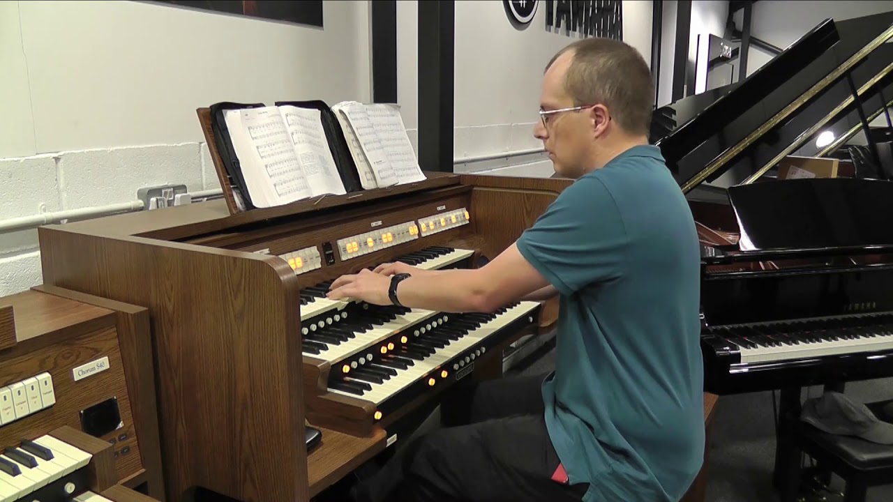 Love Divine All Loves Excelling ~ Viscount 350 FV Classical Organ Demonstration