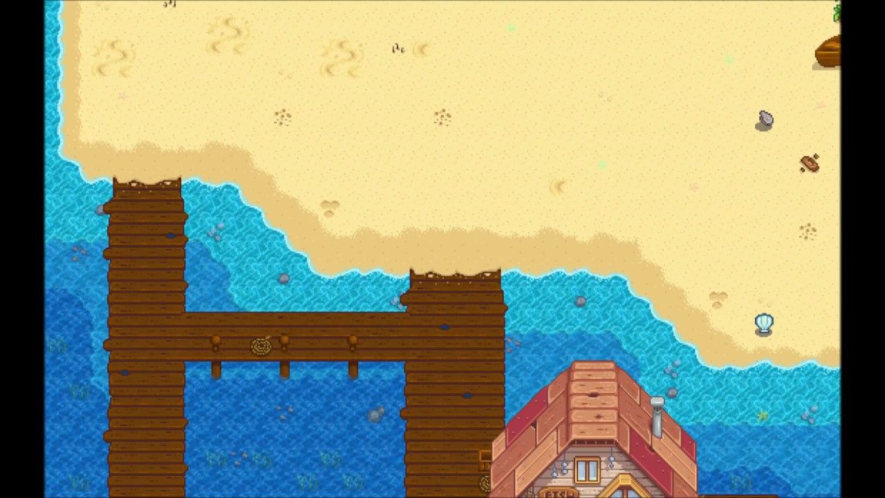 Stardew Valley - Beach Ambiance (ocean waves, white noise)