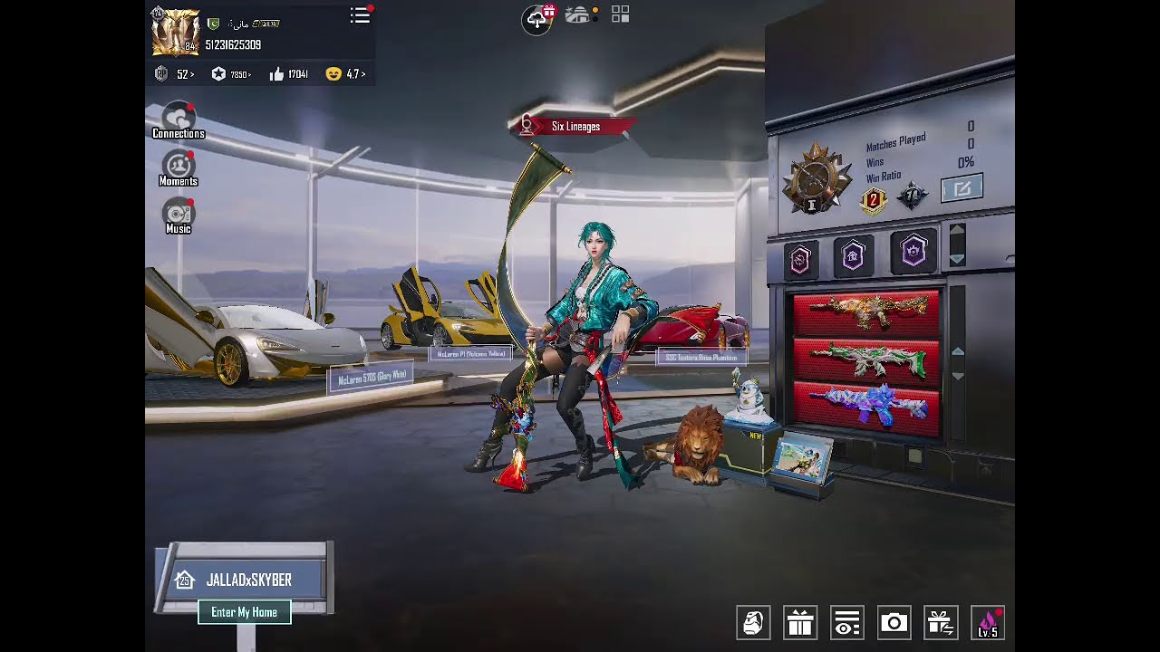 😱 Ultra Rare PUBG Mobile Account | 67 GunLab | 7 Max Guns | Mythic Outfits | Sports Cars