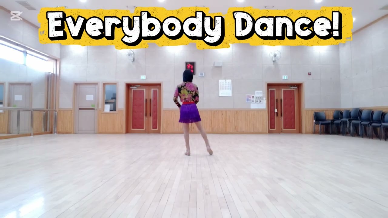 Everybody Dance! Line Dance #beginner #초급라인댄스 ##초급수업추천 