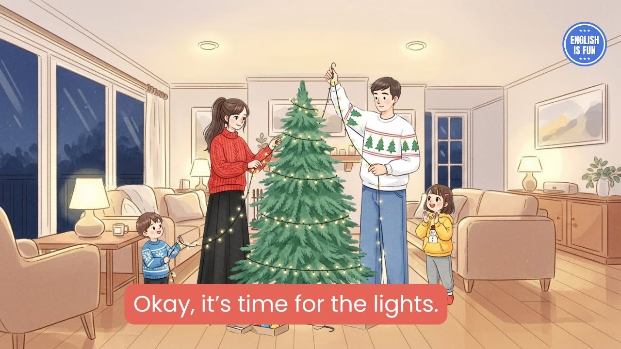 🎄 Simple English Conversation / English Family Dialogue / Learn English Speaking Practice / #english