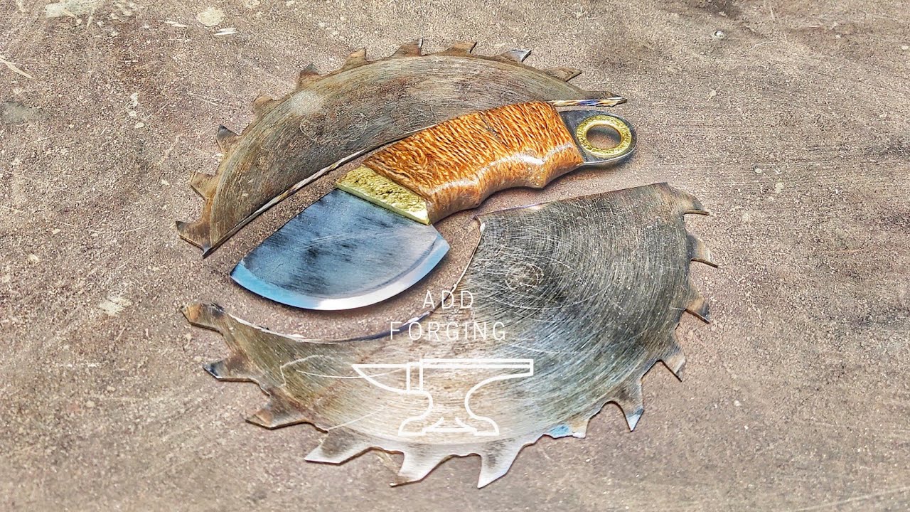 DIY Skinning Knife made from a Saw Blade