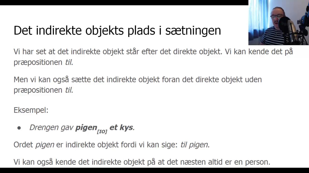 Det indirekte objekt