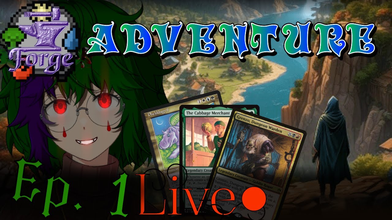 🔴 Night-Side Broadcast: A FREE Single Player MTG Adventure! | MTG Forge Adventure Ep. 1