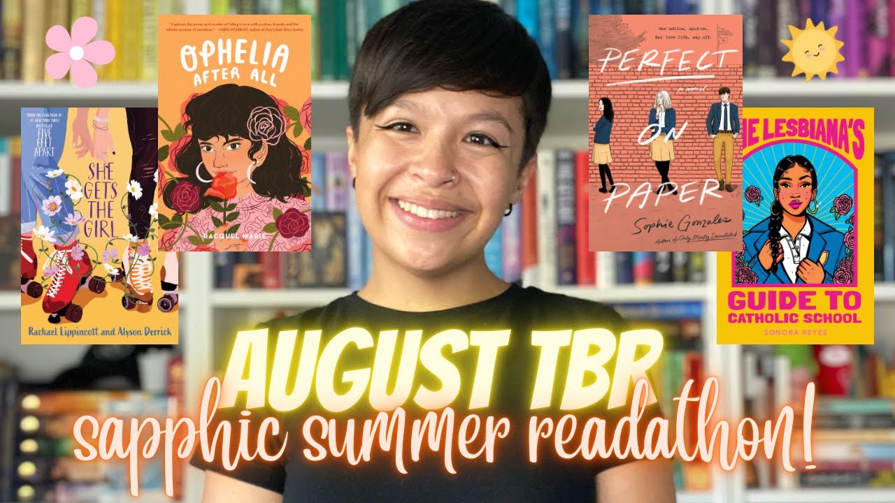 AUGUST TBR | sapphic summer readathon 🧡☀️
