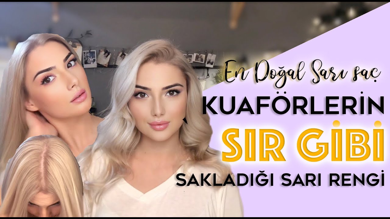 Rus Sarısı Saç Boyama! Ne DORE ne SİLVER nötr DOĞAL SARI SAÇ! SIR gibi SAKLADIĞI FORMÜL Damla Inanir