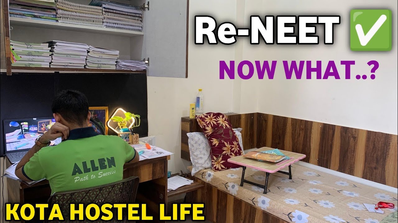 Re-NEET EXAM ENDED.. NOW WHAT..? 😐 ALLEN KOTA NEET ASPIRANT STUDY VLOG #reneet2026 #studyvlog #allen